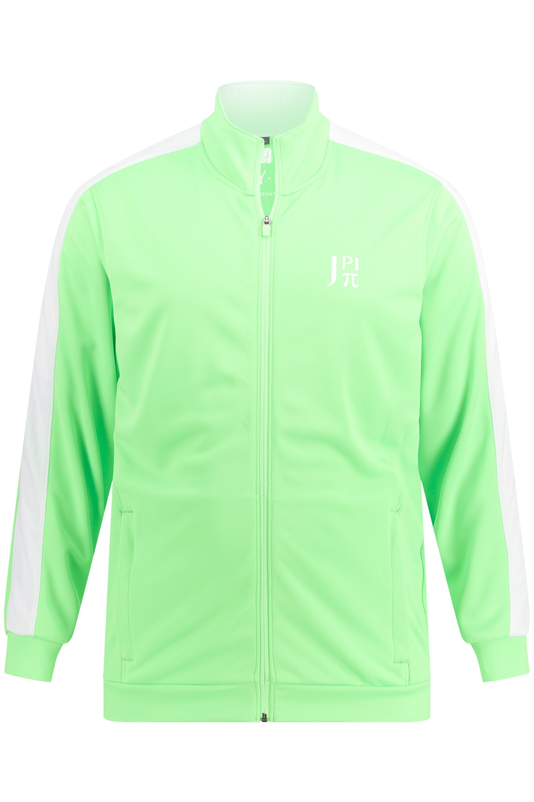 JAY-PI Sweatvest in Groen: voorkant