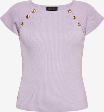 T-shirt NAEMI en violet : devant