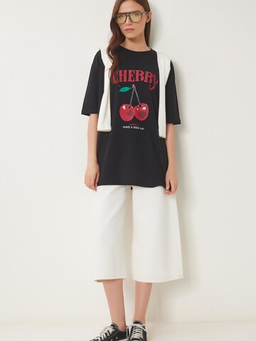 T-shirt Happiness İstanbul en noir