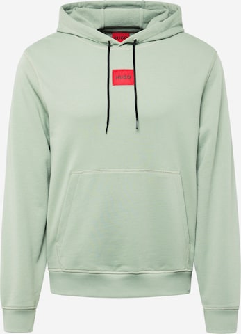 HUGO Red Sweatshirt 'Daratschi214' i grønn: forside