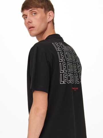 Only & Sons - Camiseta 'Wilbert' en negro