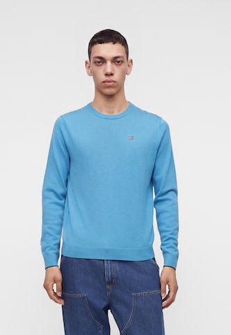 Pull-over 'DAMAVAND' NAPAPIJRI en bleu : devant