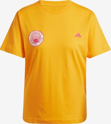 ADIDAS SPORTSWEAR Functioneel shirt 'Adidas x Farm Rio' in Oranje: voorkant