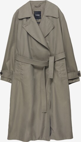 Pull&Bear Between-Seasons Coat in Green: front