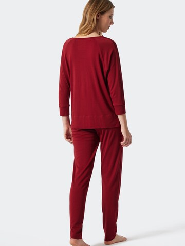 Pyjama 'Modern Nightwear' SCHIESSER en rouge