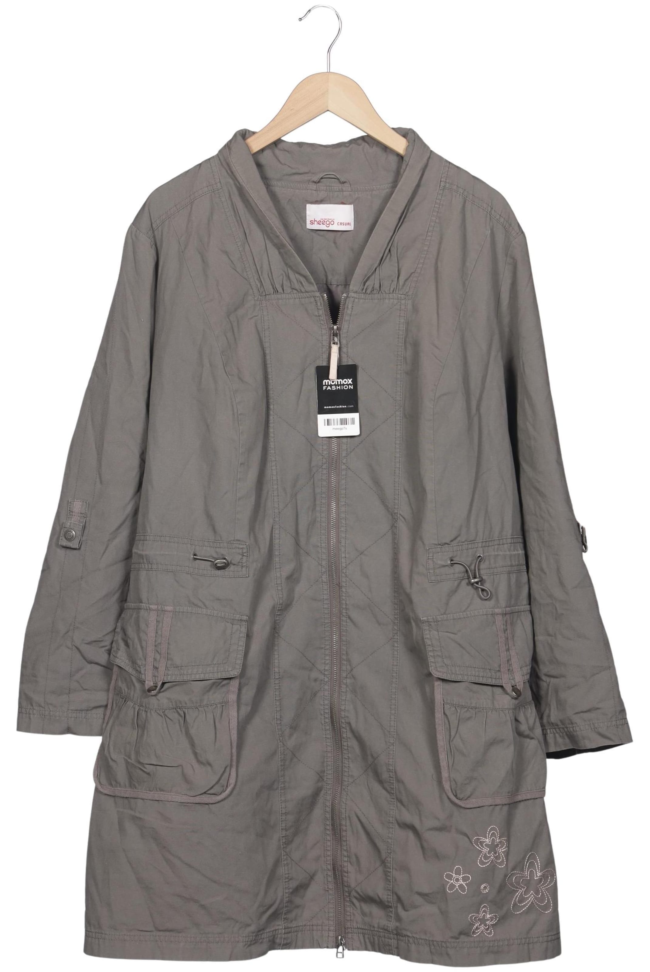 SHEEGO Mantel 6XL in Grau: Vorderseite