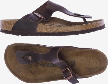 BIRKENSTOCK Sandals & High-Heeled Sandals in 40 in Brown: front