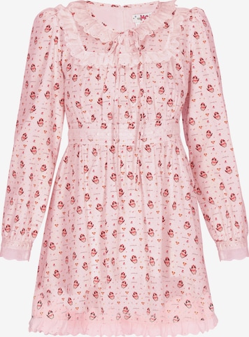 MYMO - Vestido em rosa: frente