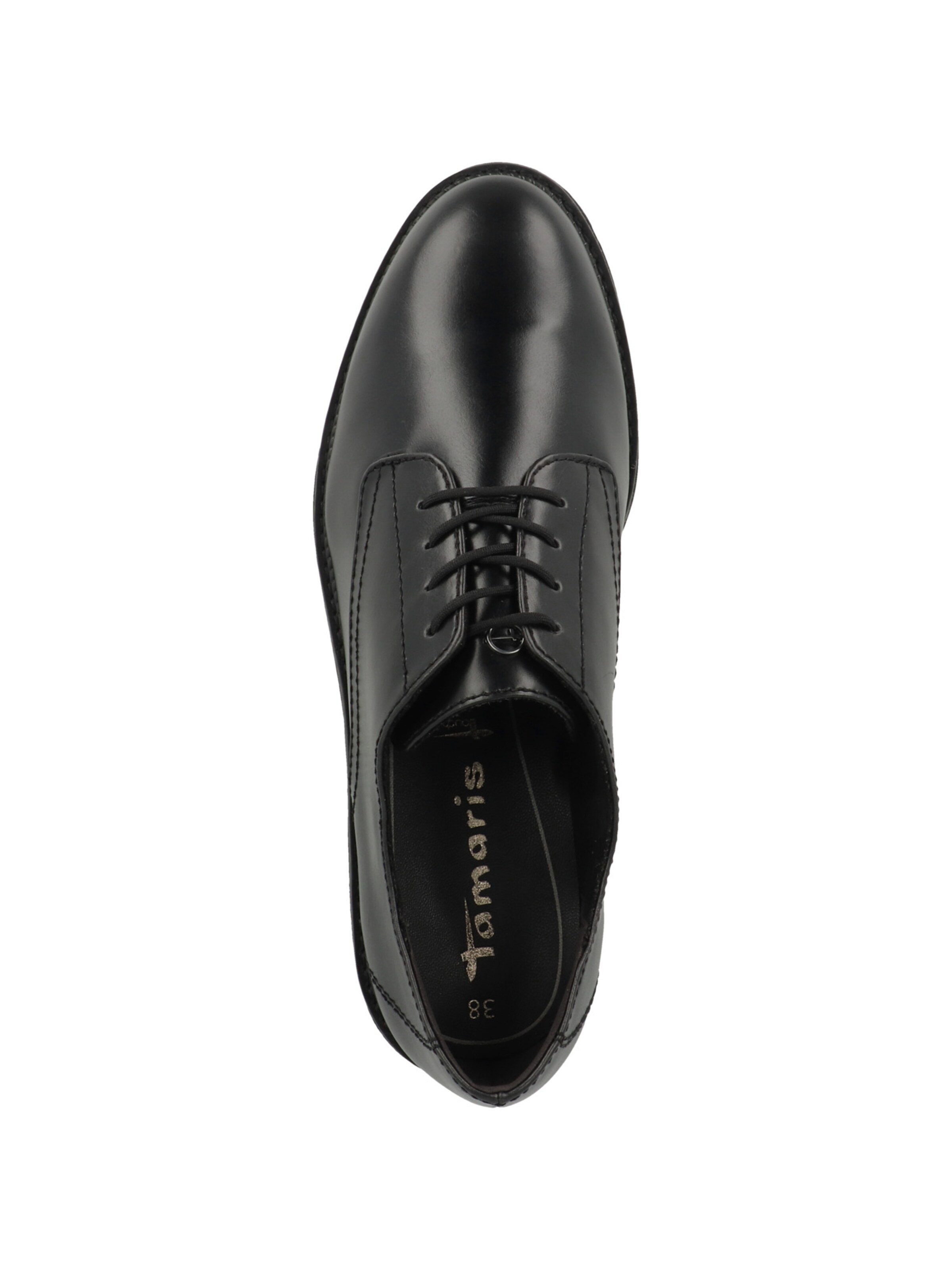 Scarpa stringata di Tamaris in nero