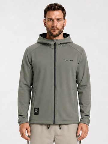 YOUTHUP Athletic Jacket 'ARMFENSTER' in Green