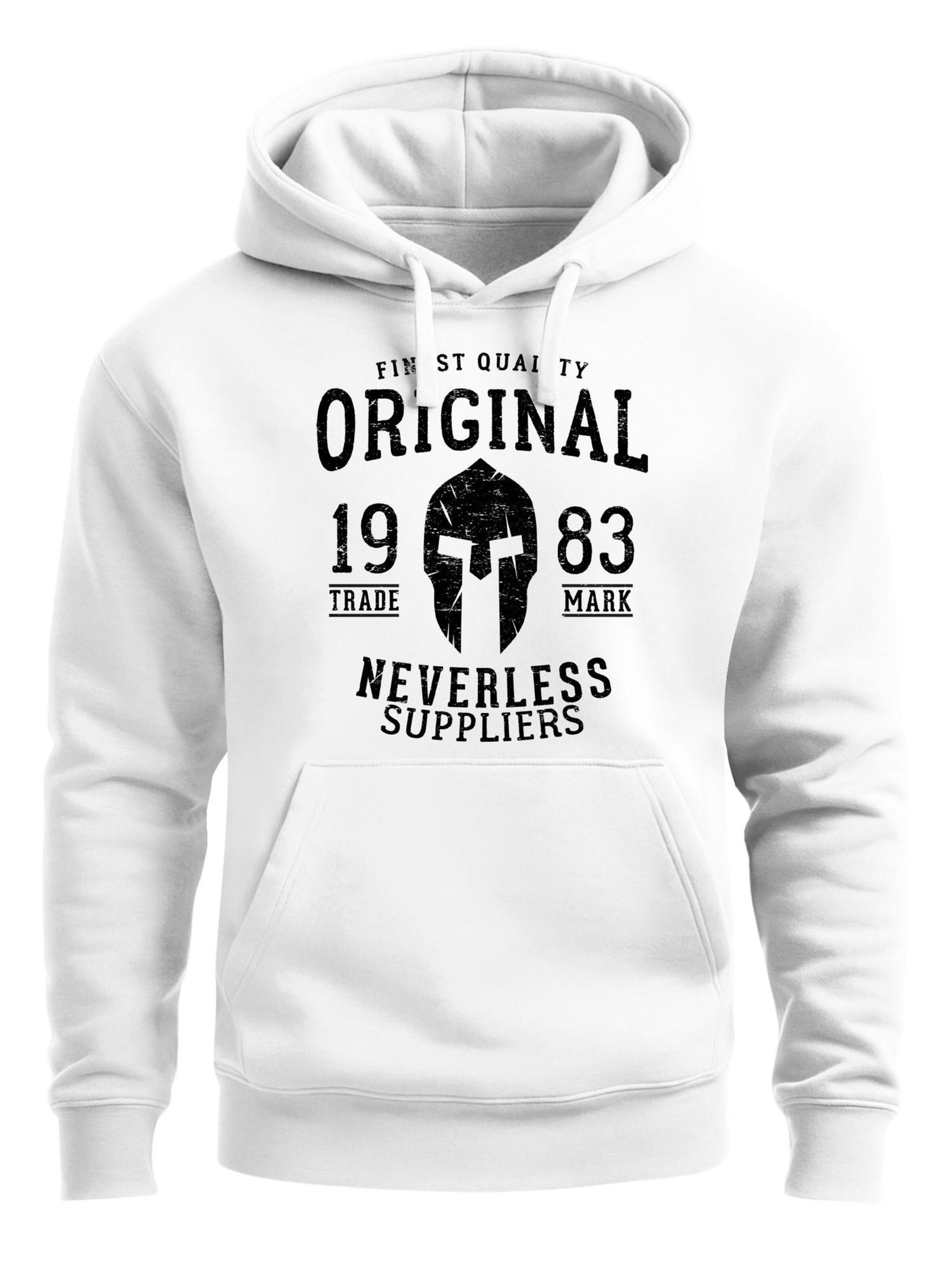 Neverless Sweatshirt 'Gladiator' in White: front