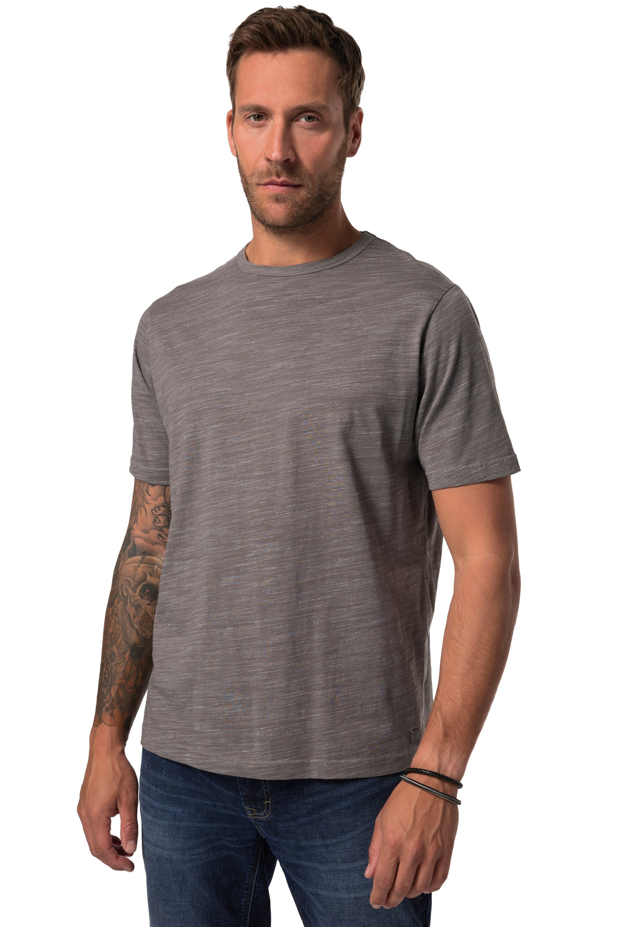 JP1880 T-Shirt in Grau: Vorderseite