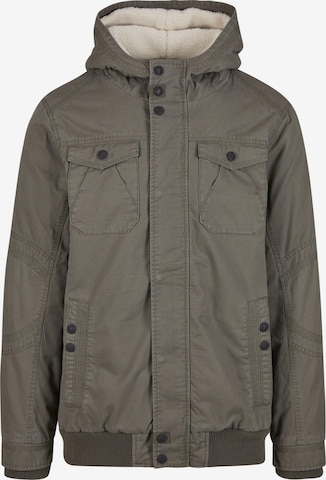 BranditZimska jakna - zelena boja: prednji dio