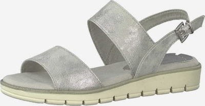 MARCO TOZZI Sandale in grau / silber, Produktansicht