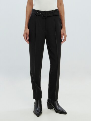 EDITED Tapered Trousers 'Zainab' in Black: front