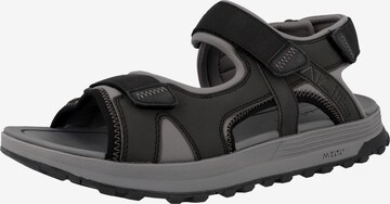 CLARKS Hiking Sandals in Black: front