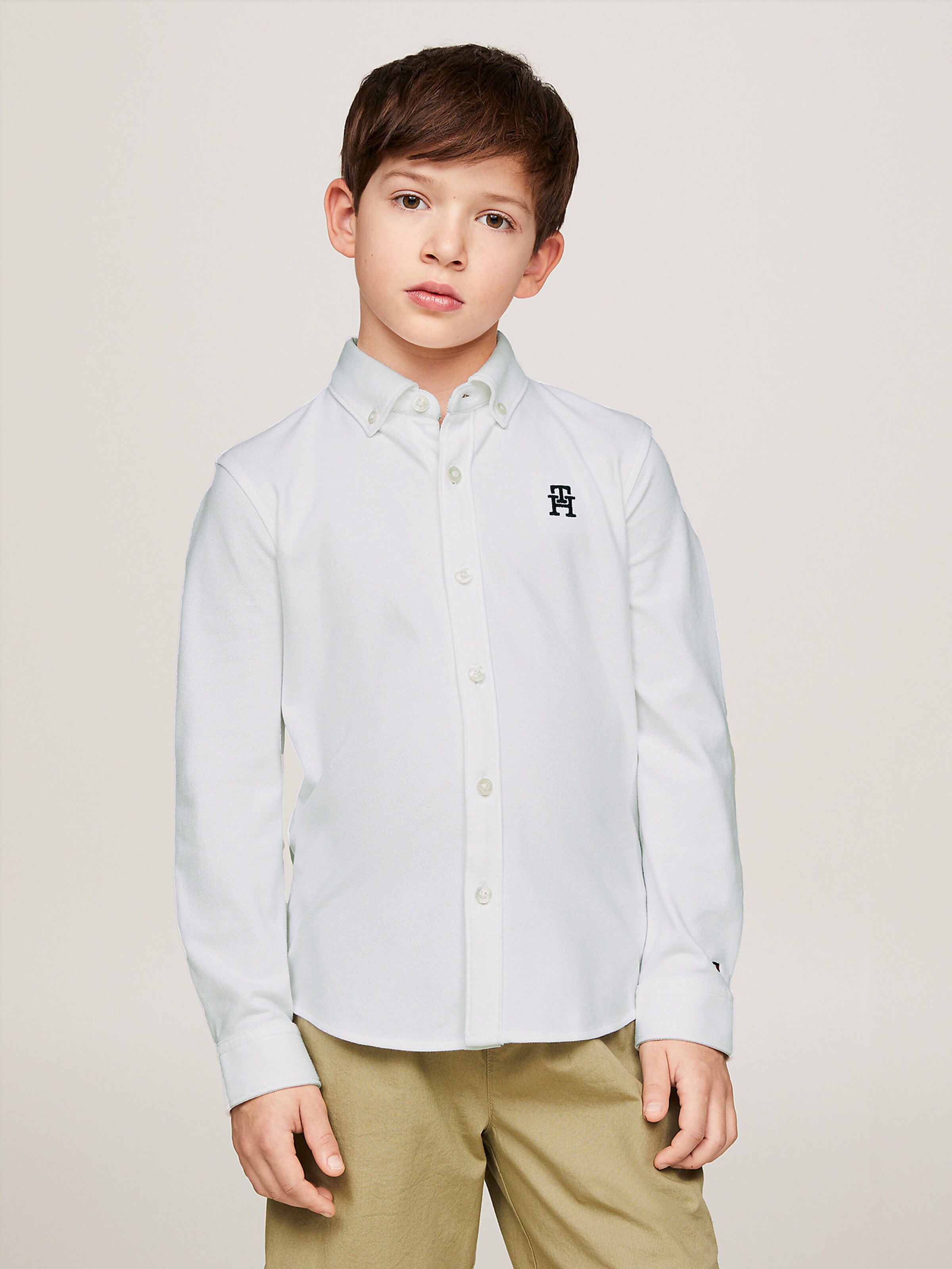 Coupe regular Chemise TOMMY HILFIGER en Blanc ABOUT YOU