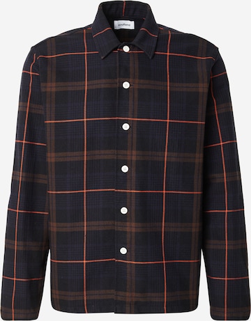 juoda Soulland Standartinis modelis Marškiniai 'TYRA': priekis