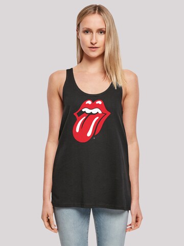 T-shirt 'The Rolling Stones Classic Tongue' F4NT4STIC en noir : devant