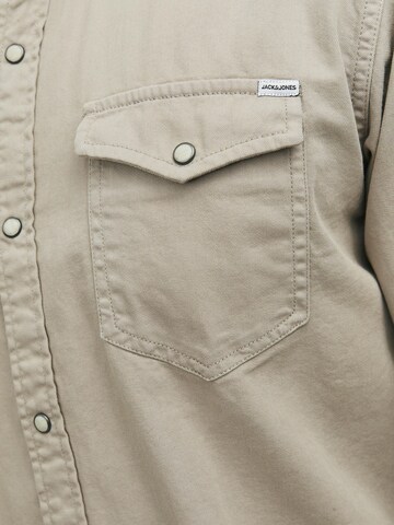 Regular fit Camicia 'Sheridan' di JACK & JONES in beige