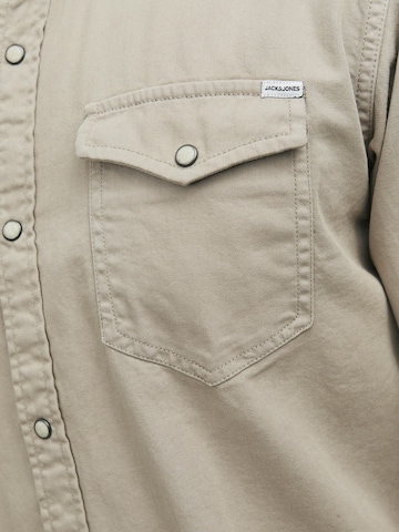 Regular fit Camicia 'Sheridan' di JACK & JONES in beige