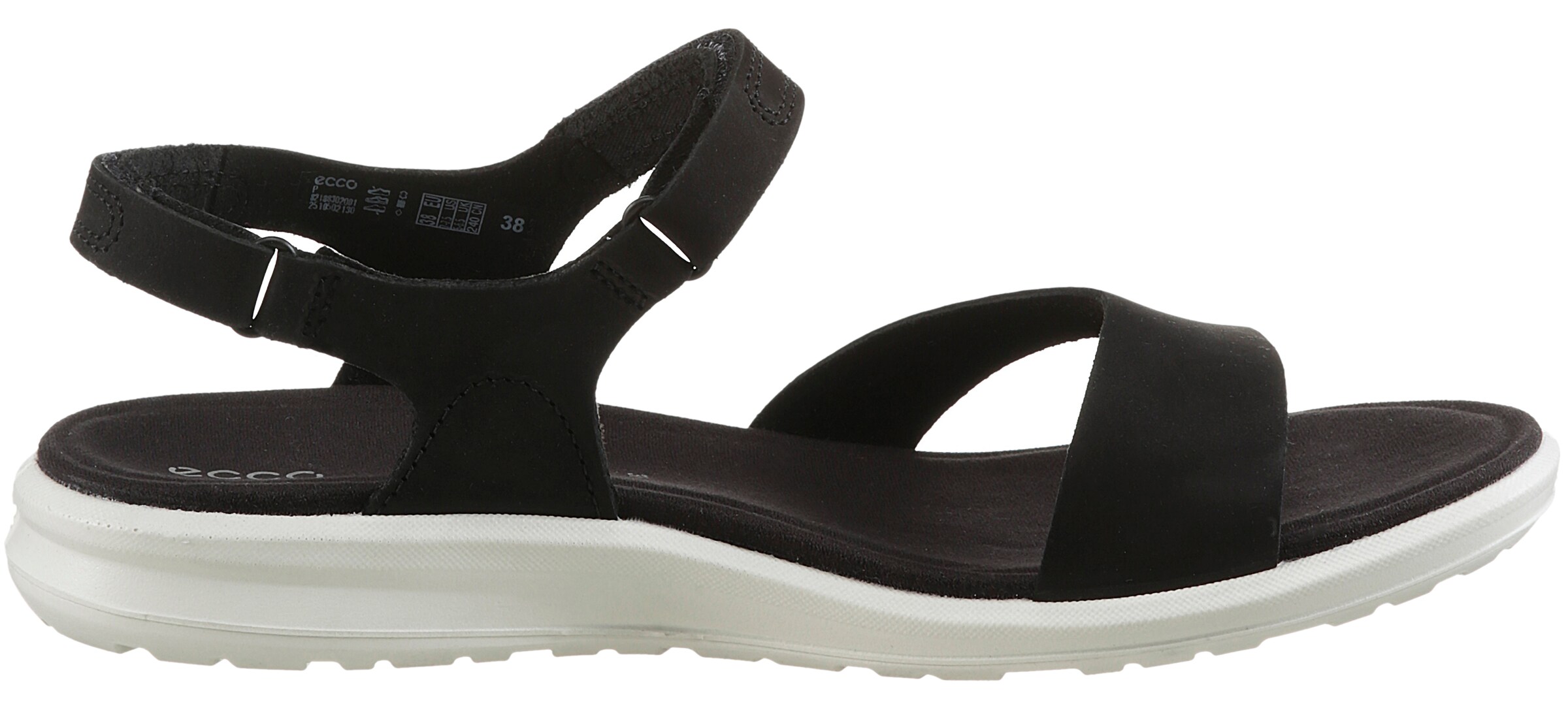 ECCO Trekkingsandale in Schwarz