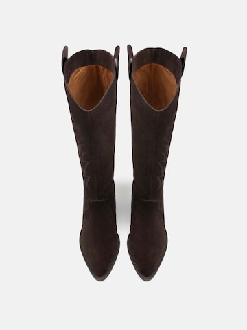 L37 HANDMADE SHOES Cowboylaarzen 'LET'S GET LOST' in Bruin