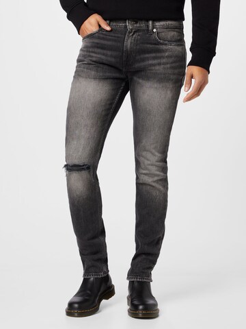 7 for all mankind Regular Jeans 'PAXTYN' in Black: front