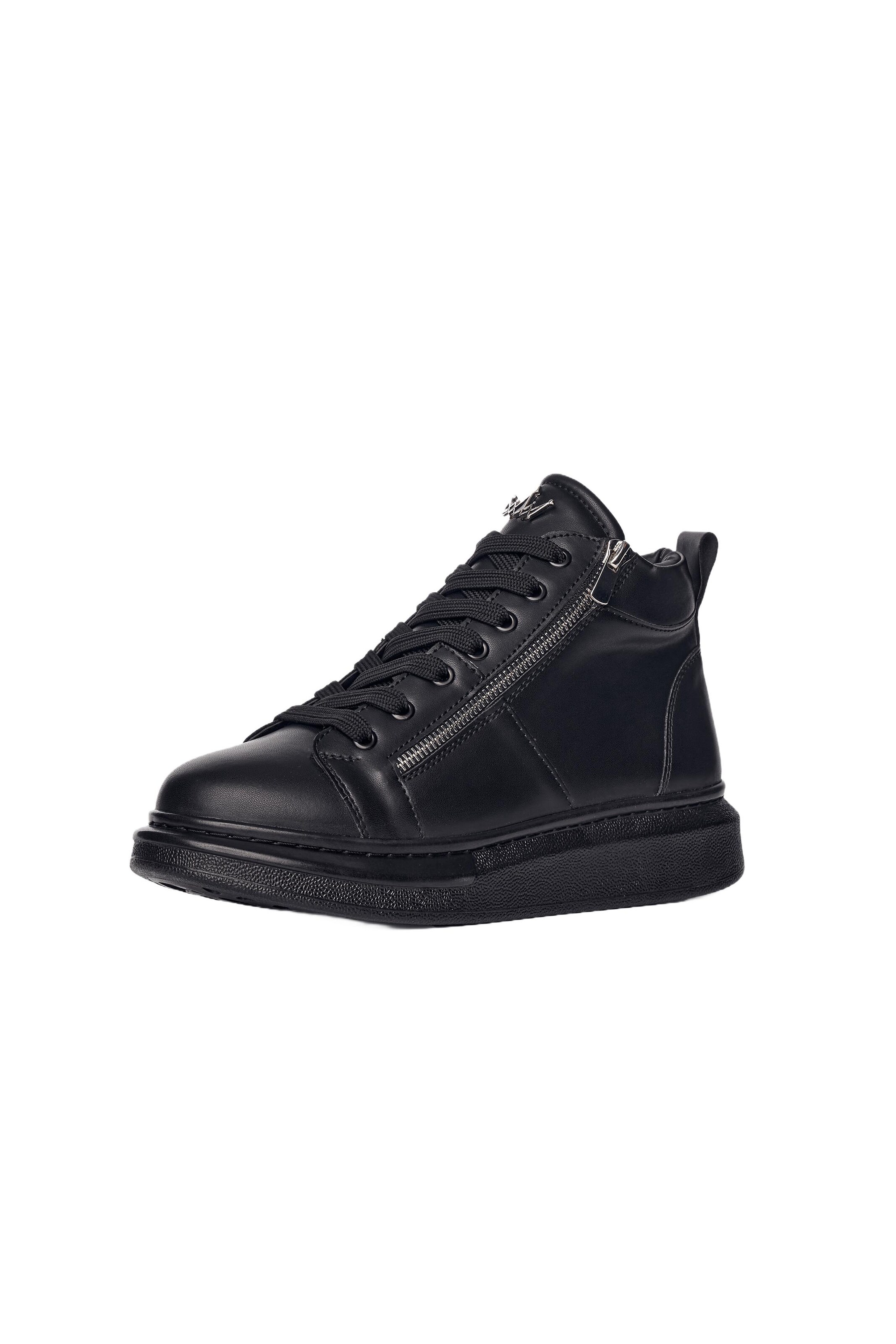 MARTIN VALEN Sneakers hoog in Zwart: voorkant