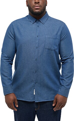 MUSTANG Regular fit Button Up Shirt in Blue