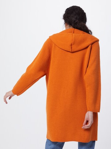 Manteau en tricot 'Annabell' Zwillingsherz en orange