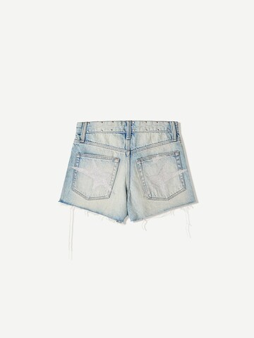 Bershka Regular Jeans in Blauw