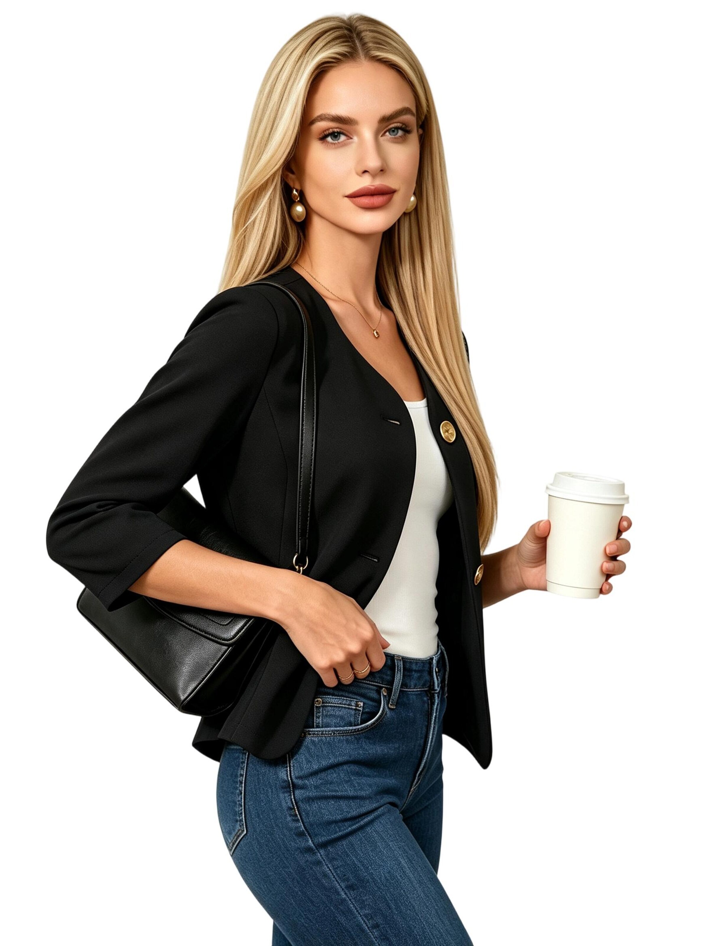 MODIURBAN Blazer in Black