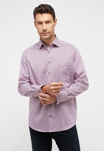 ETERNA Comfort fit Button Up Shirt in Red: front