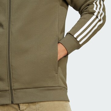 ADIDAS SPORTSWEAR Sportsweatjacke 'Essentials' in Grün