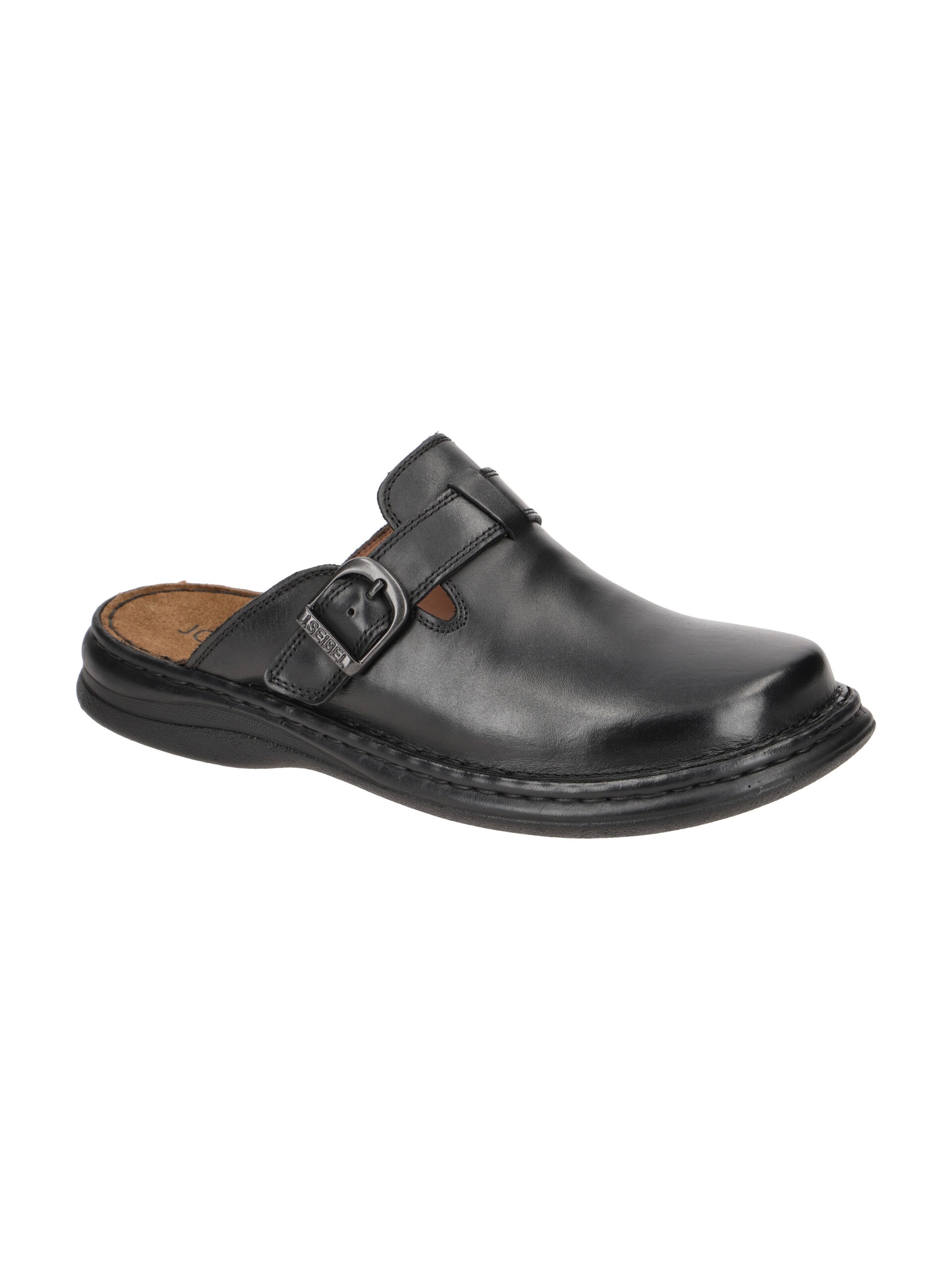 JOSEF SEIBEL Clogs 'Madrid'‌‌ in Schwarz: Vorderseite