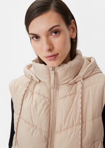 Gilet comma casual identity en beige