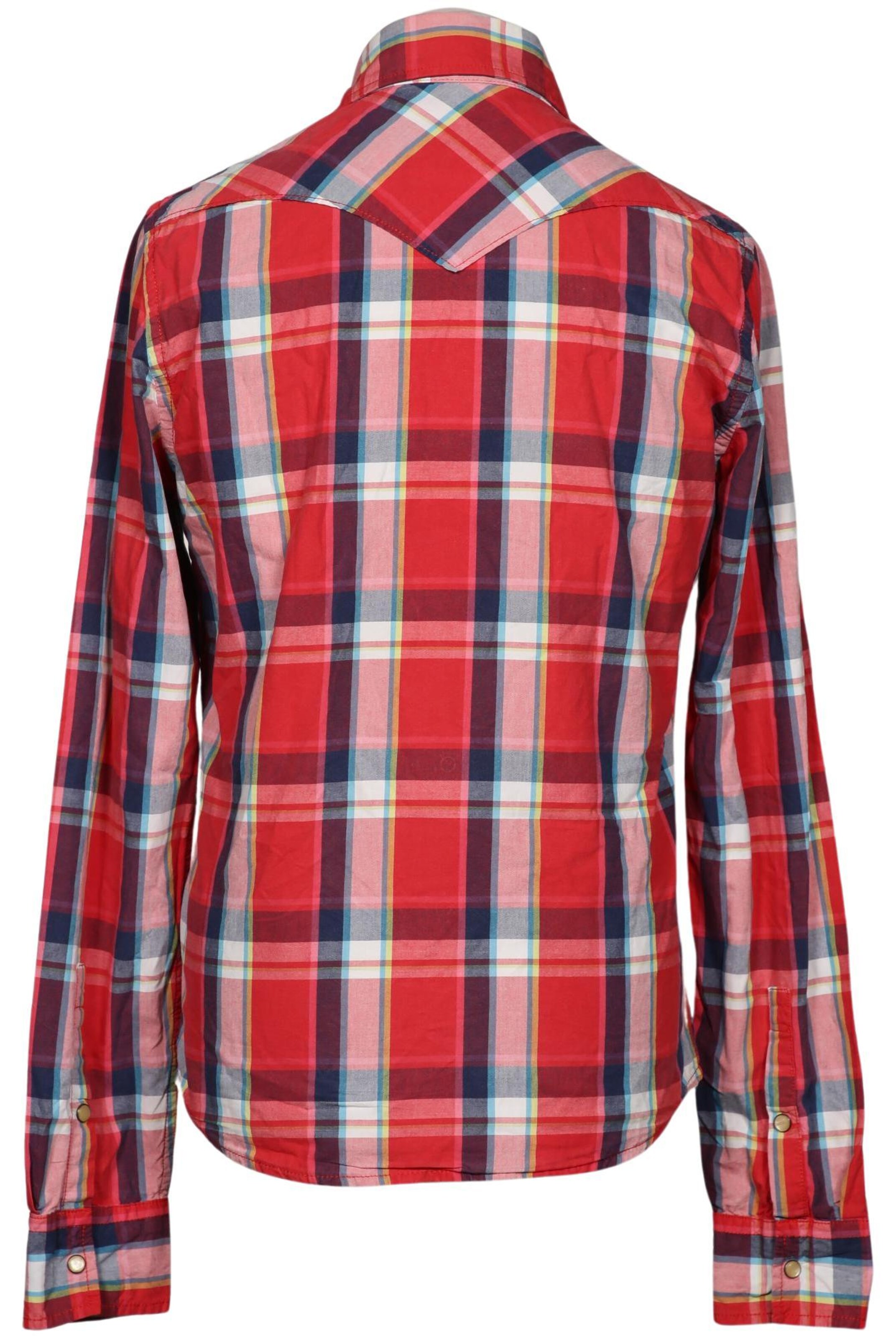 HOLLISTER Button Up Shirt in M in Red
