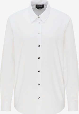 usha BLACK LABEL Blouse in White: front