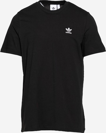 ADIDAS ORIGINALS Shirt 'Adicolor Essentials Trefoil' in Black: front