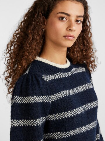 Pull-over 'JADINE' PIECES en bleu