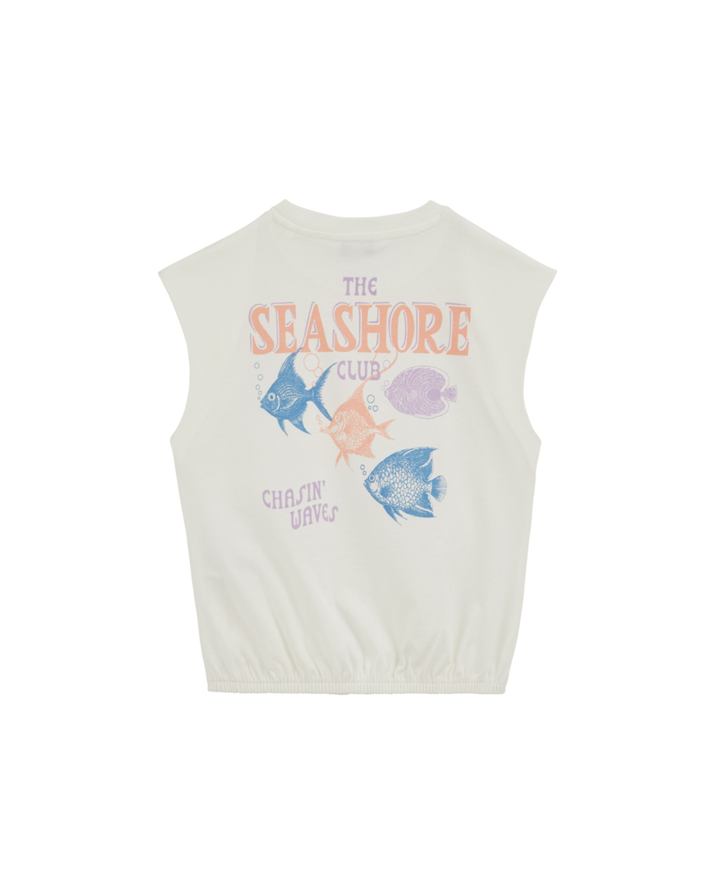WE Fashion - Top en blanco