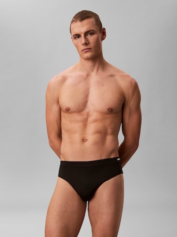 Calvin Klein Swimwear Badehose in Schwarz: Vorderseite
