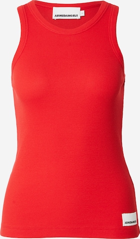 ARMEDANGELS Top 'KANITAA' – červená: přední strana