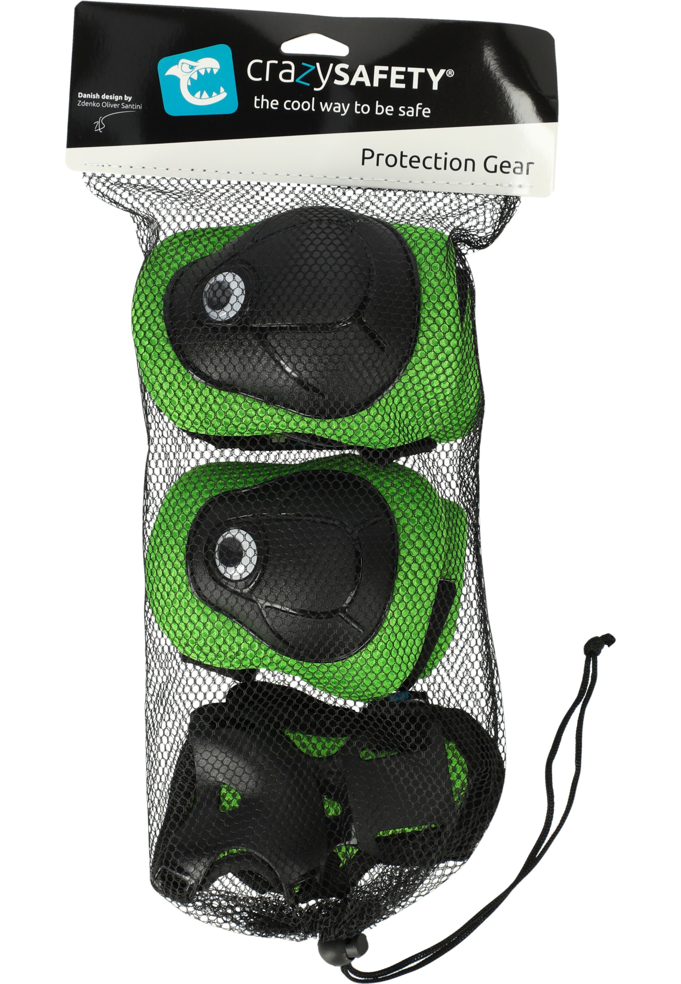 Crazy Safety Accessories 'Rollende Augen' in Green