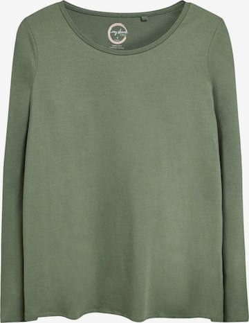 Next Shirt in Groen: voorkant