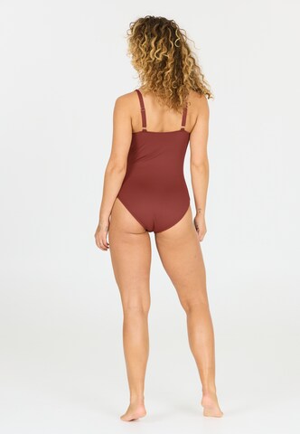 Cruz Bralette Swimsuit 'Nicola' in Brown
