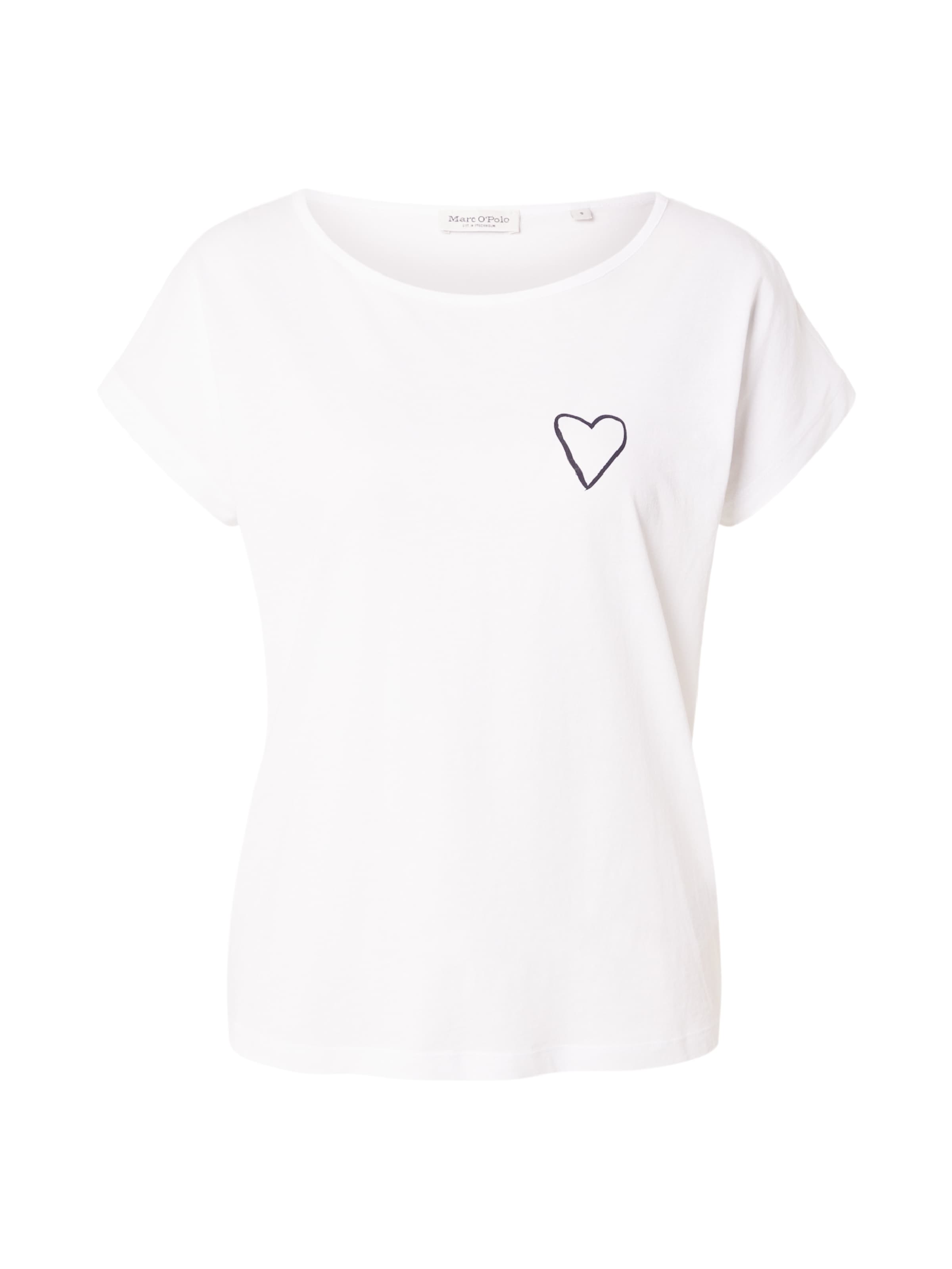 Marc O'Polo T-Shirt in Weiß: Vorderseite