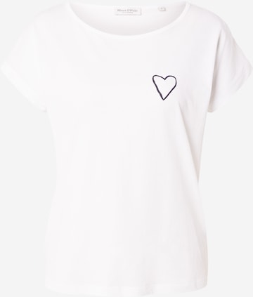 Marc O'Polo T-Shirt in Weiß: Vorderseite