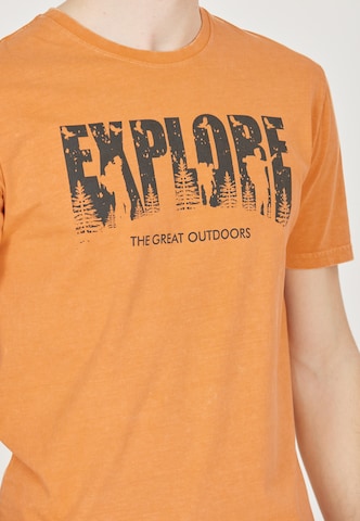 Whistler T-Shirt 'Explorer' in Orange